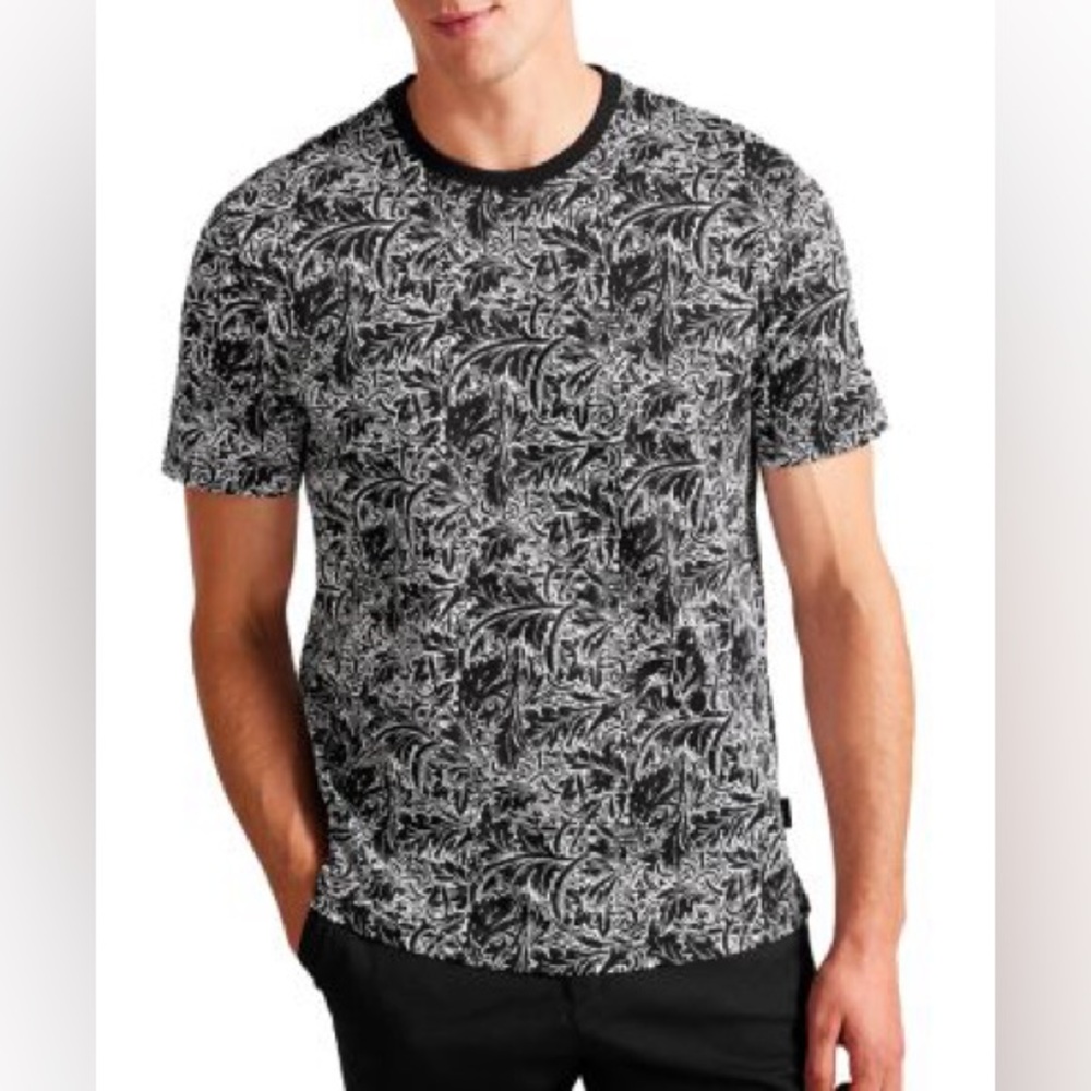 Ted Baker Tenant Paisley Print Regular Fit Tee